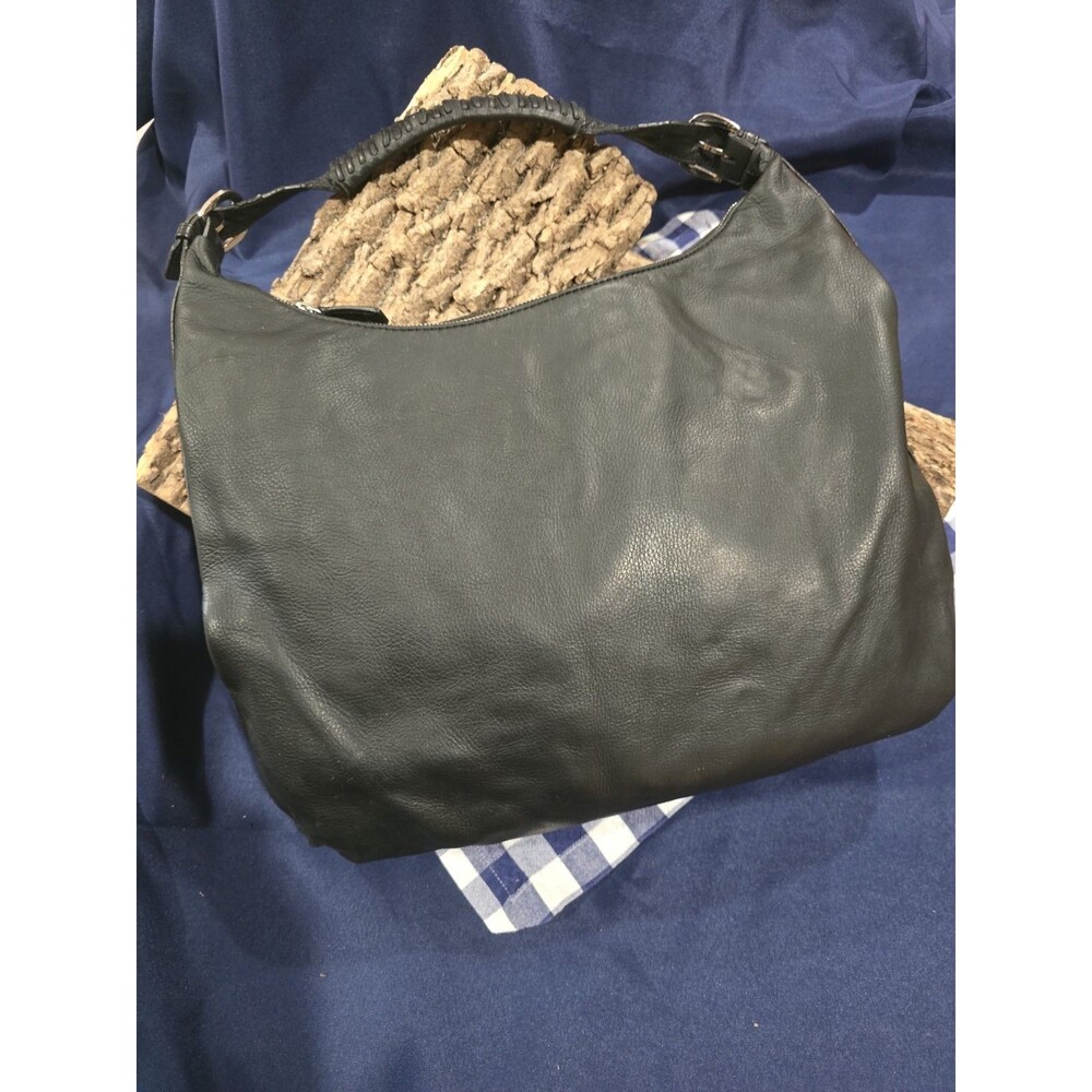 Black Margot Hobo Crossbody Purse